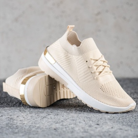 SHELOVET Mukavat Slip-On lenkkarit beige 1