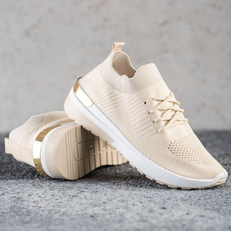 SHELOVET Mukavat Slip-On lenkkarit beige 1