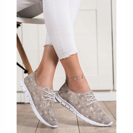 Goodin Kevyet nahkakengät beige ruskea 1