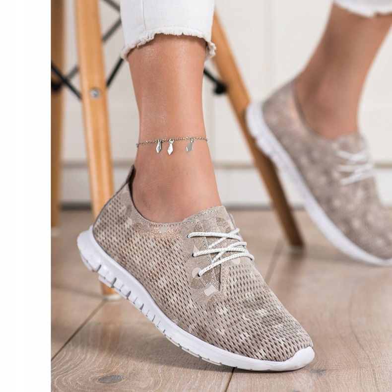 Goodin Kevyet nahkakengät beige ruskea 2