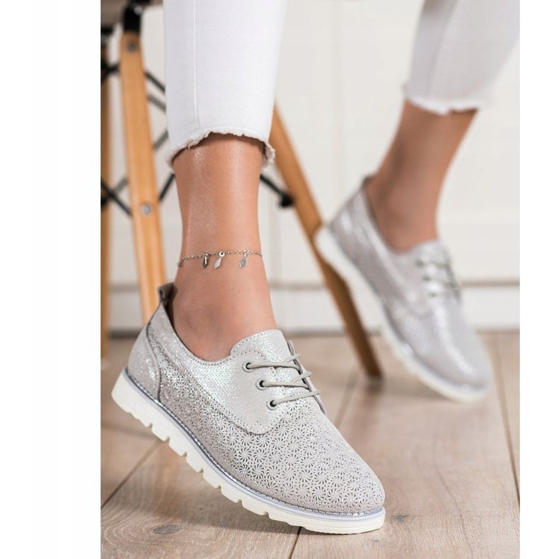 Goodin Nahkaiset avoimet kengät monivärinen kultainen 1