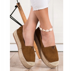 Primavera Espadrillit alustalla ruskea 1