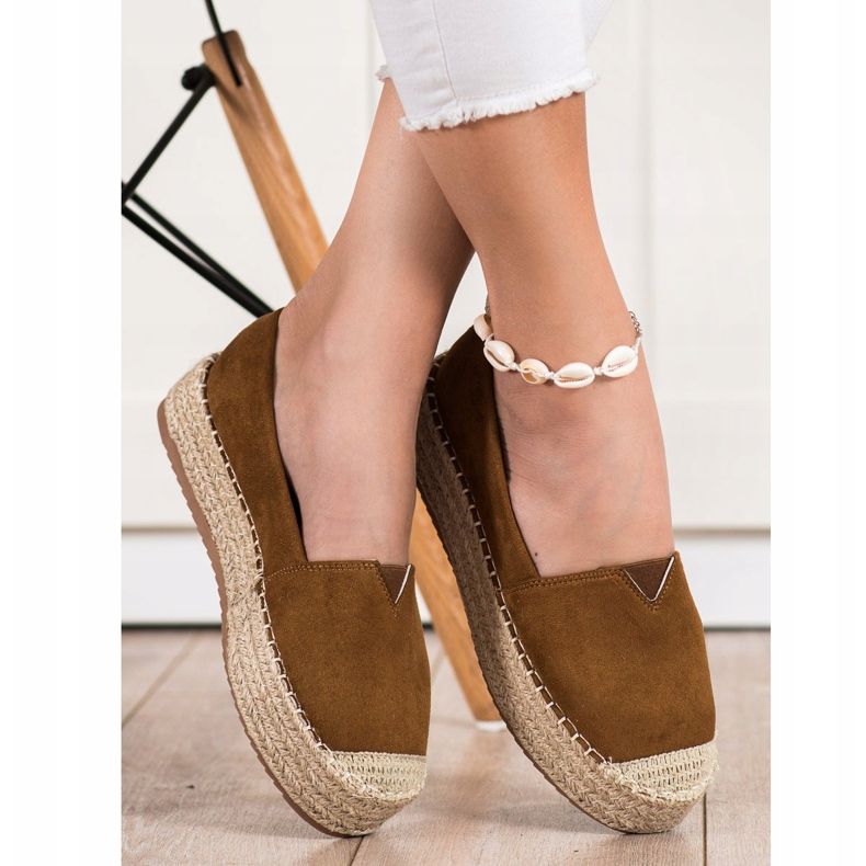 Primavera Espadrillit alustalla ruskea 1