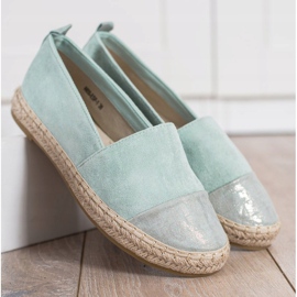 Bestelle Mintun mokka Espadrilles vihreä 2