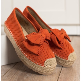 Mannika Avoimet espadrillit jousella oranssi 2