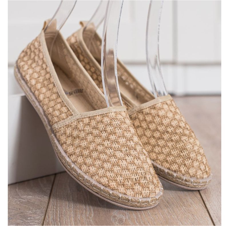 Balada Kevyitä tekstiilisiä espadrilleja beige ruskea 1