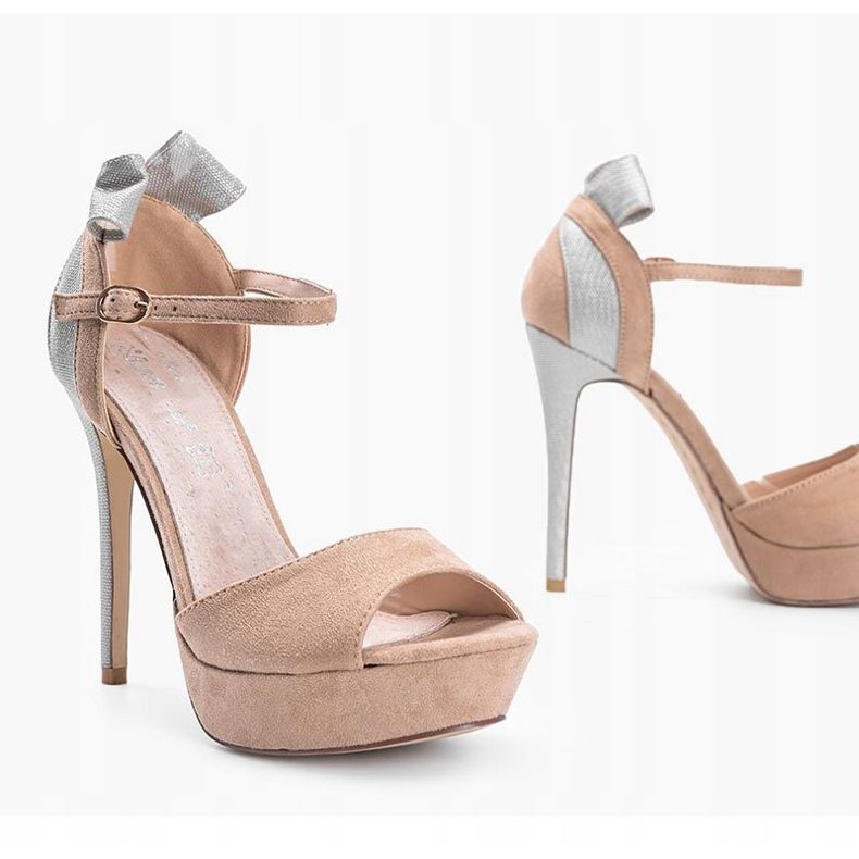 Beige sandaalit pin Mistery 1