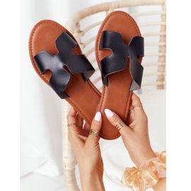 Naisten mustat nahkatossut Seres 2