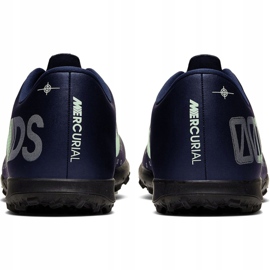 Nike Mercurial Vapor 13 Club Mds Tf M CJ1305-401 jalkapallokengät laivastonsininen 4