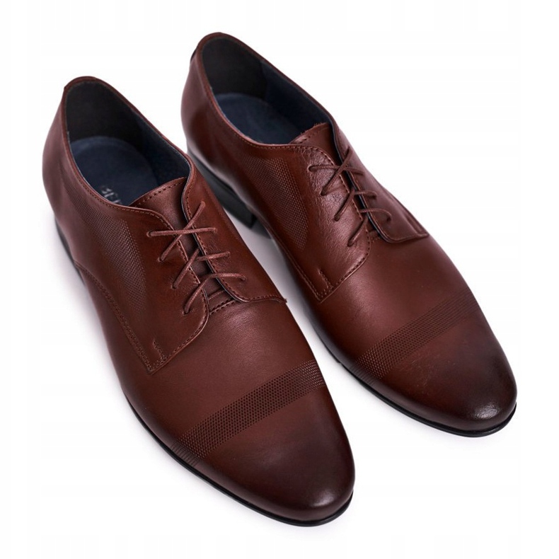 Bednarek Polish Shoes Miesten nahkatossut Bednarek 804 tummanruskea 4