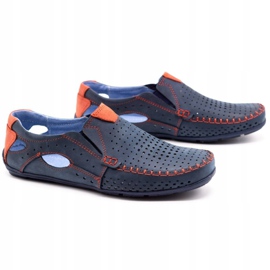 Olivier Miesten kengät Loaferit 901 tummansininen ja punainen laivastonsininen 2