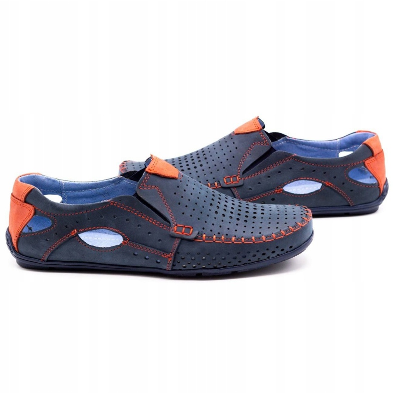 Olivier Miesten kengät Loaferit 901 tummansininen ja punainen laivastonsininen 5