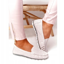 Rio Flore Ympäristöystävälliset nahkakengät Beige harmaa 3