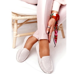 Rio Flore Ympäristöystävälliset nahkakengät Beige harmaa 2