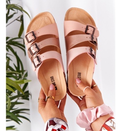 Nahkaprofiilitossut Big Star HH274586 Vaaleanpunainen-kupari kupari- 1