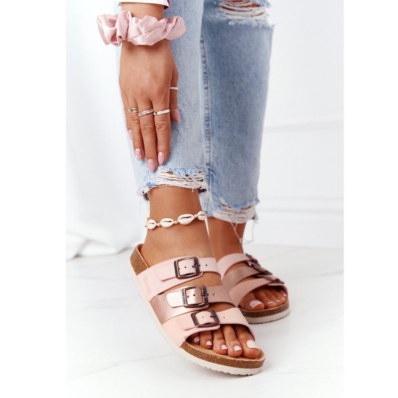 Nahkaprofiilitossut Big Star HH274586 Vaaleanpunainen-kupari kupari- 2