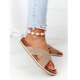 Nahkaprofiilitossut Big Star HH274593 Beige 2