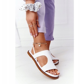 Nahka Sandaalit Mansetilla Big Star HH274717 Valkoinen 2