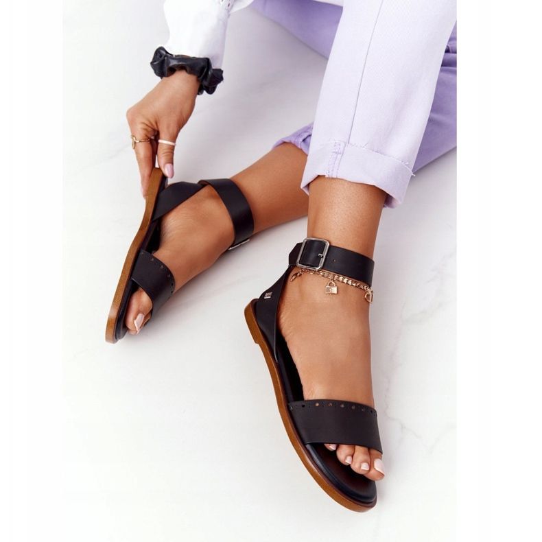 Nahka Sandaalit Big Star HH274720 Musta 1