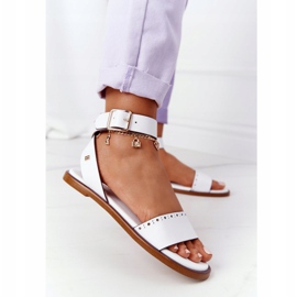 Nahka Sandaalit Big Star HH274722 Valkoinen 1