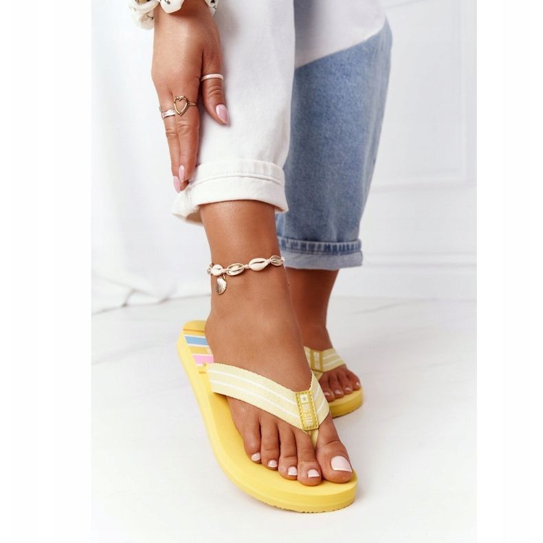 Naisten varvastossut Big Star HH274A055 Keltainen 2