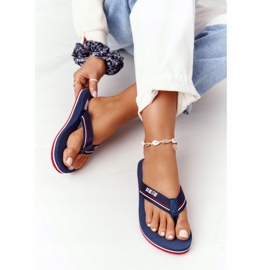 Naisten varvastossut Big Star HH274A059 Navy Blue tummansininen 2