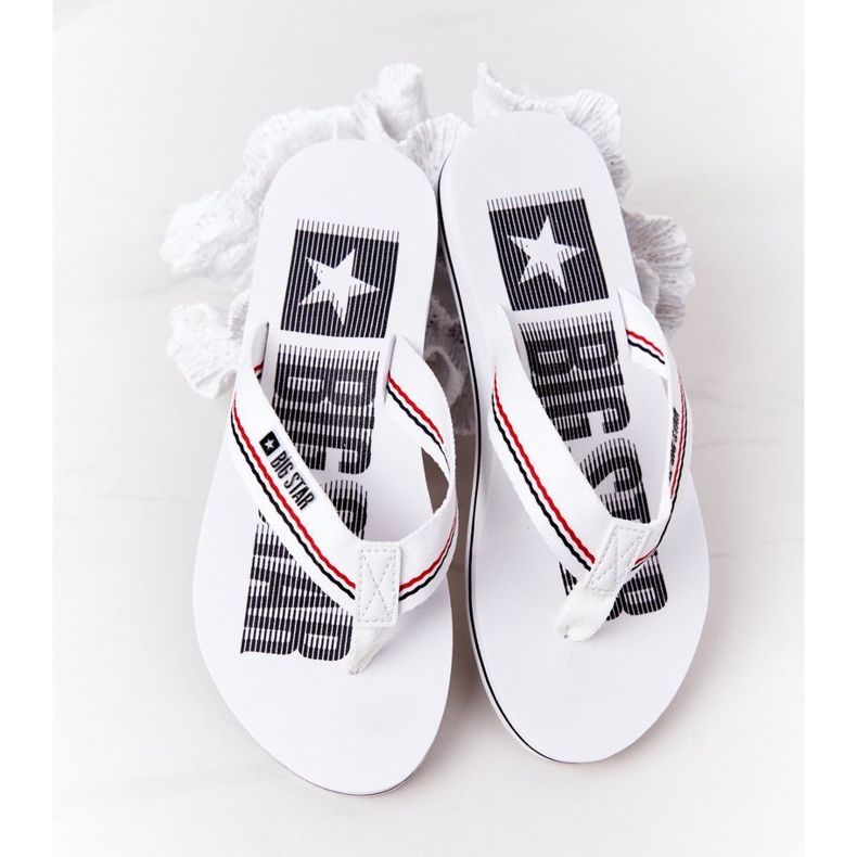 Naisten varvastossut Big Star HH274A062 Valkoinen 1