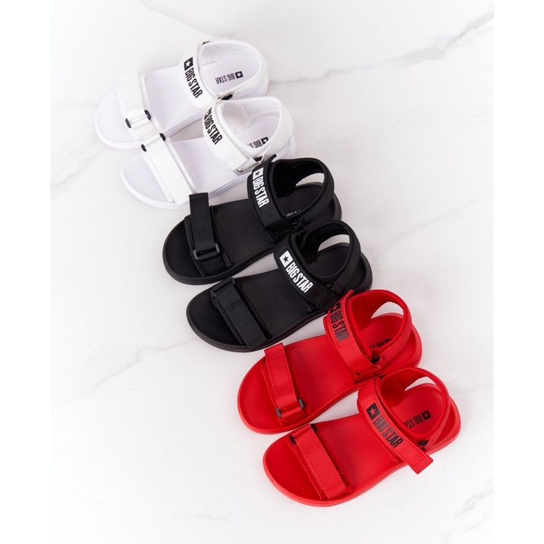 Naisten urheilusandaalit Big Star HH274A026 Valkoinen 2