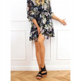 Sandaalit kuminauhoilla musta 9225 Musta 1