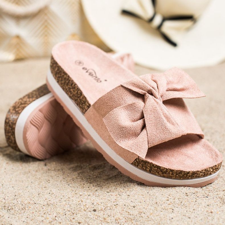 Evento Kevyet tossut alustalla vaaleanpunainen 1