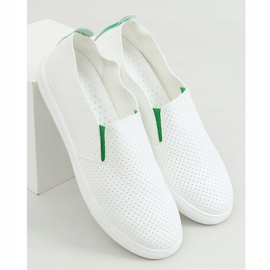 Tennarit, slip-on valkoinen LA45 Green vihreä 1