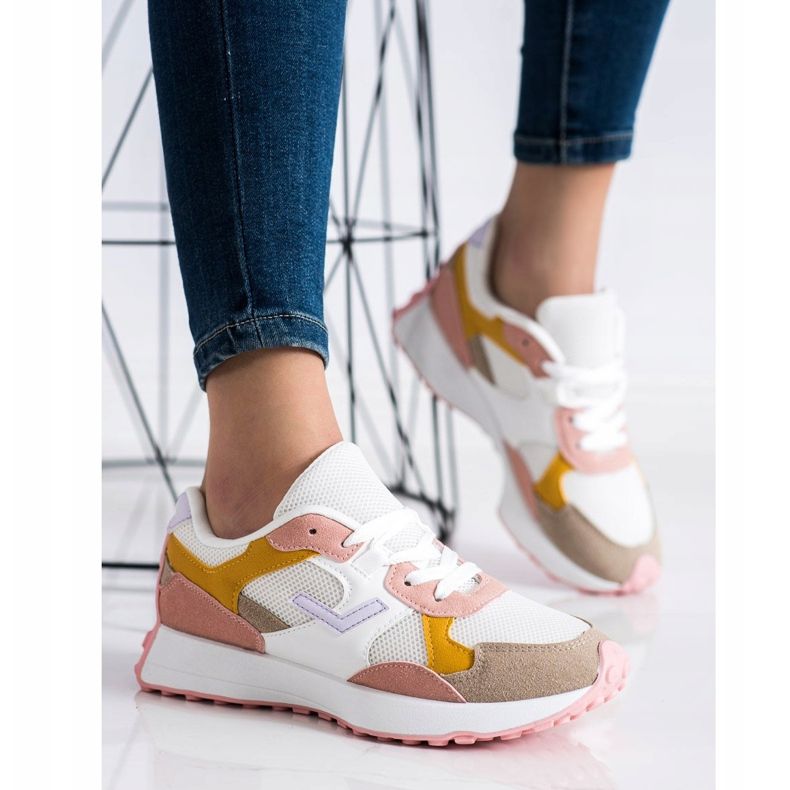 SHELOVET Värikkäät lenkkarit valkoinen monivärinen 2