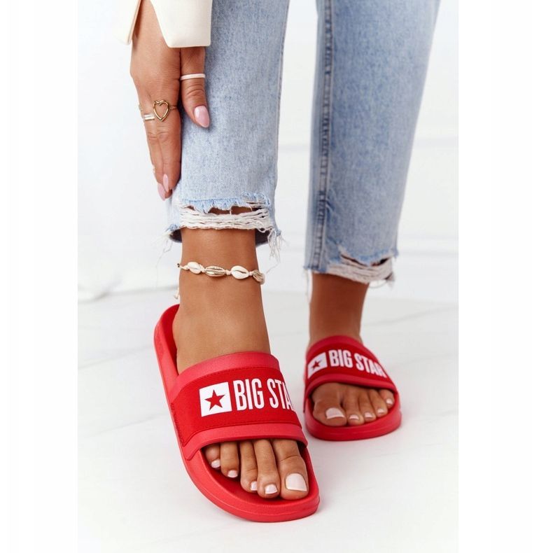 Naisten tossut Big Star HH274A014 Punainen 2