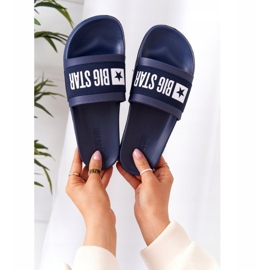 Naisten tossut Big Star HH274A015 Navy Blue tummansininen 2