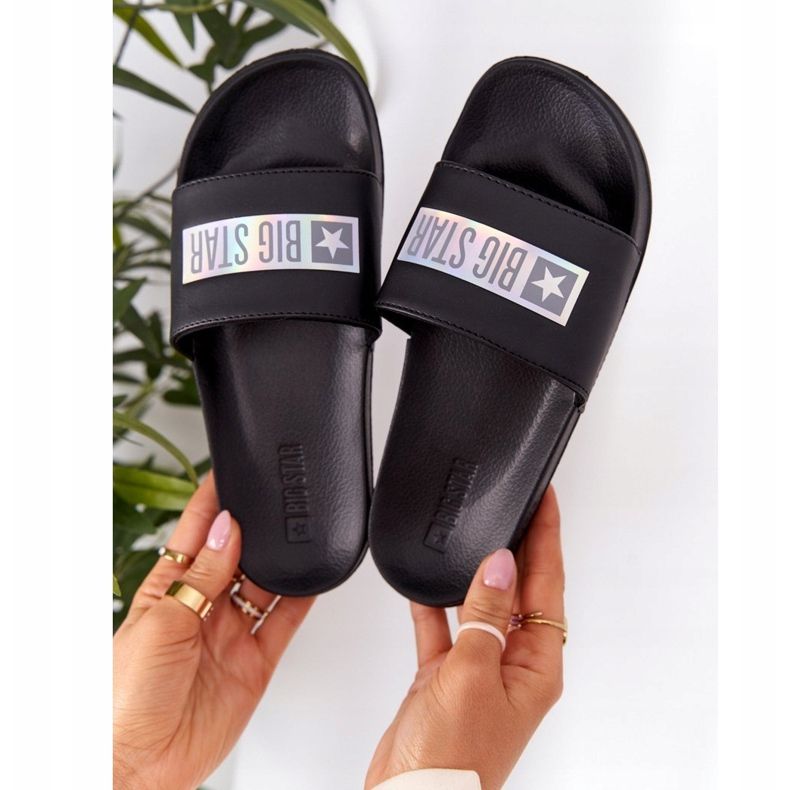 Naisten tossut Big Star HH274A036 Musta 1