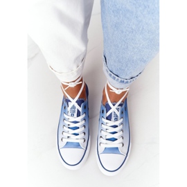 Naisten lenkkarit Big Star HH274129 Ombre Navy Blue valkoinen tummansininen sininen 2