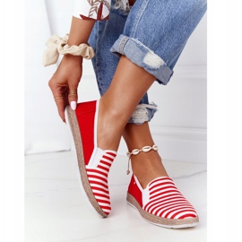 Naisten Espadrilles Big Star HH276003 Punainen-Valkoinen 1