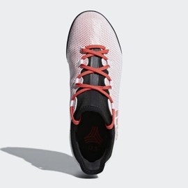 Adidas X Tango 17.3 Tf Jr CP9025 jalkapallokengät valkoinen valkoinen 2