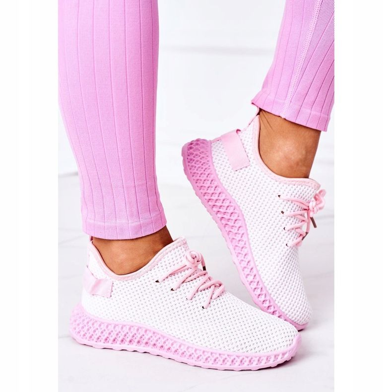 PS1 Naisten urheilukengät Slip-on Light Pink Run Away vaaleanpunainen 1