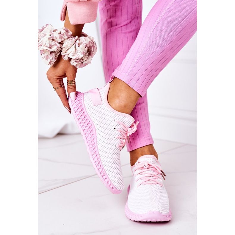 PS1 Naisten urheilukengät Slip-on Light Pink Run Away vaaleanpunainen 2