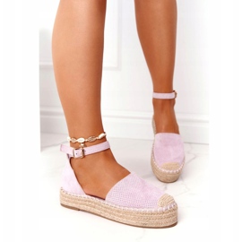 Espadrillit olkilavalla Violet Bali violetti 3