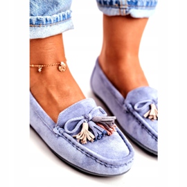 Evento Naisten Mokkasiinit Mokkanahka 20PB35-2003 Sininen Donna Mia 6