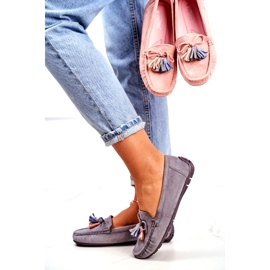 Evento Naisten Mokkasiinit Mokkanahka 20PB35-2003 Sininen Donna Mia 1