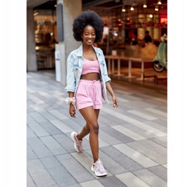 Naisten urheilukengät Memory Foam Big Star HH274258 Violet violetti vaaleanpunainen 1