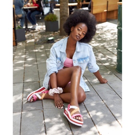 Foam Wedge Sandaalit Big Star HH274A083 Vaaleanpunainen 1