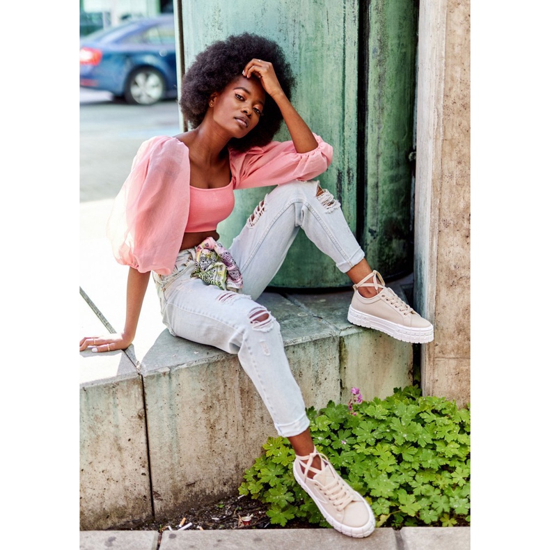 Naisten lenkkarit Beige Big City Life 1