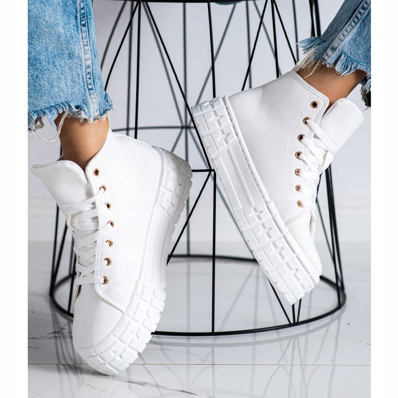 Goodin Korkean muodin lenkkarit valkoinen 2