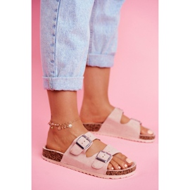 EVE Naisten tossut korkissa, joissa lukot Pink Si Senor vaaleanpunainen 3