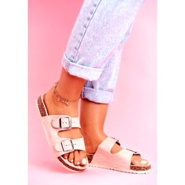 EVE Naisten tossut korkissa, joissa lukot Pink Si Senor vaaleanpunainen 1