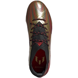 Adidas Nemeziz Messi.1 Fg Jr FY0806 jalkapallokengät oranssi, kulta kultainen 1